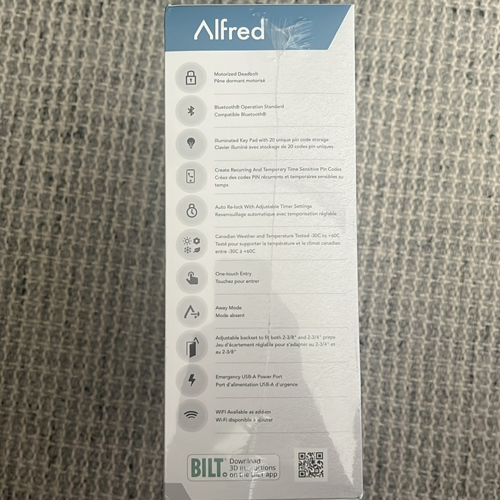 Alfred Electric Lock Brand New Sealed - Picture 3 of 6